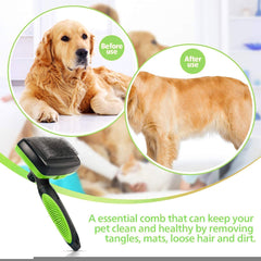 Self Cleaning Dog Brush